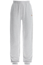 MAISON KITSUNE fox head jogging pants Grey