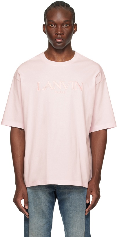 Photo: Lanvin Pink Oversized T-Shirt