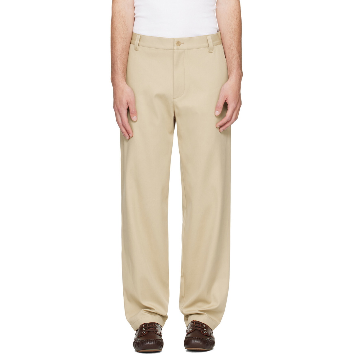 A.P.C. Beige Lawrence Trousers