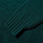Jamieson's of Shetland Men's Crew Knit in Green