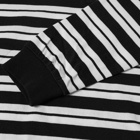 Gramicci Men's Long Sleeve Striped Pocket T-Shirt in Black/White