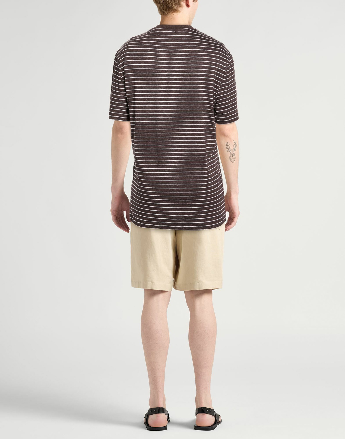 Brunello Cucinelli Mens T-shirt Dark in Brown