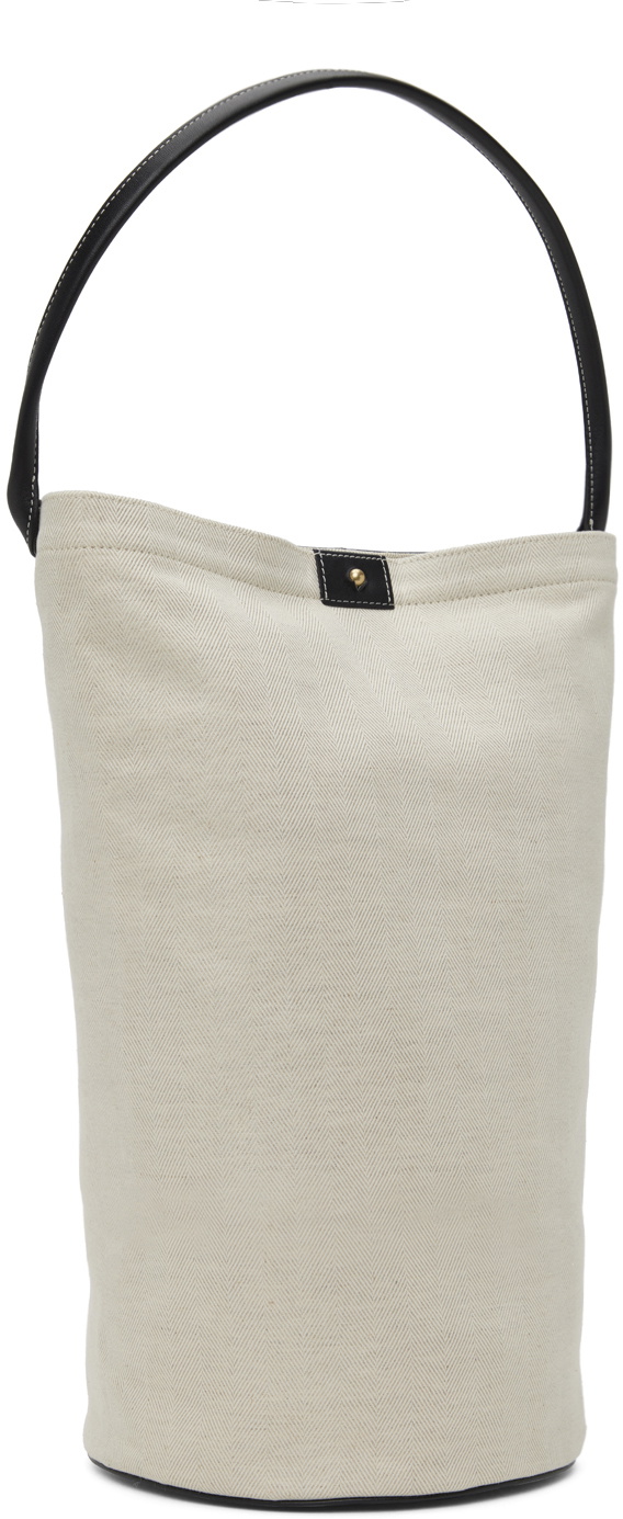 Recto Off-White & Black Bucket Bag