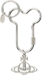 Vivienne Westwood Silver Carabiner Keychain