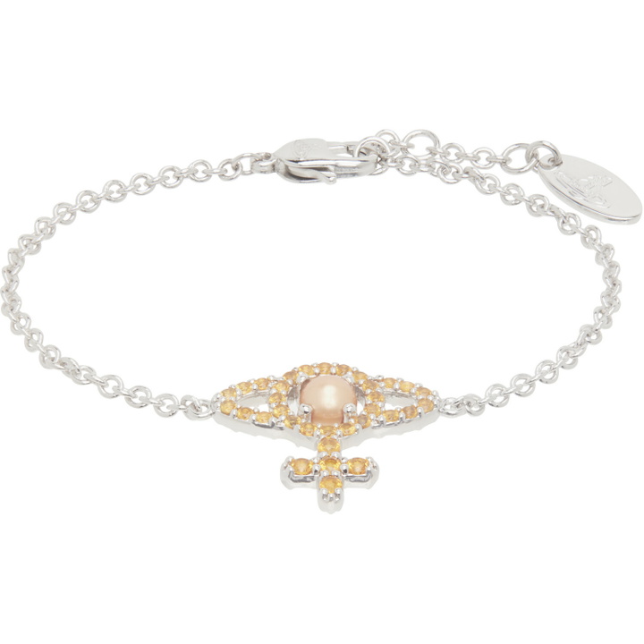 Photo: Vivienne Westwood Olympia Faux-Pearl Chain Bracelet