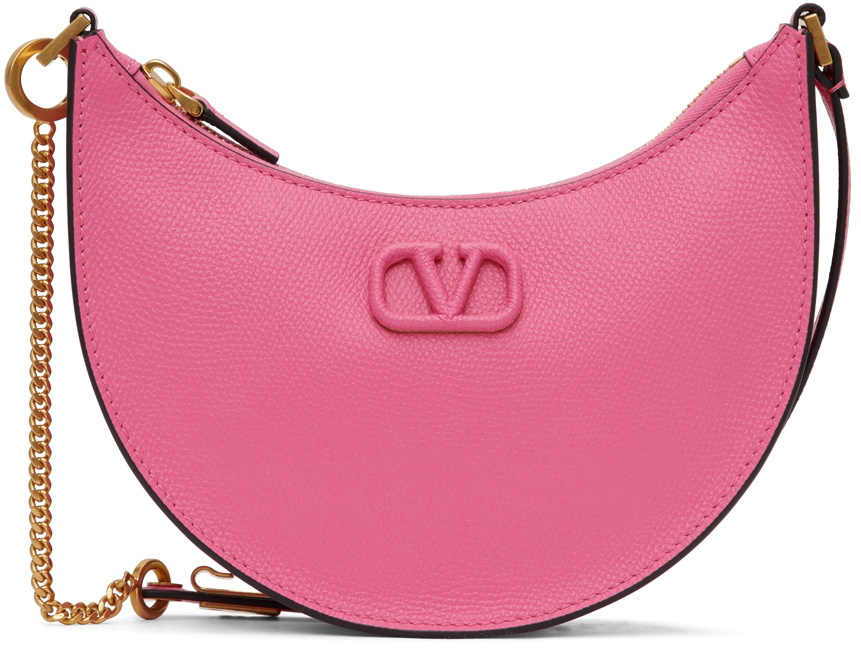 Valentino Garavani Pink Mini VLogo Shoulder Bag for Women