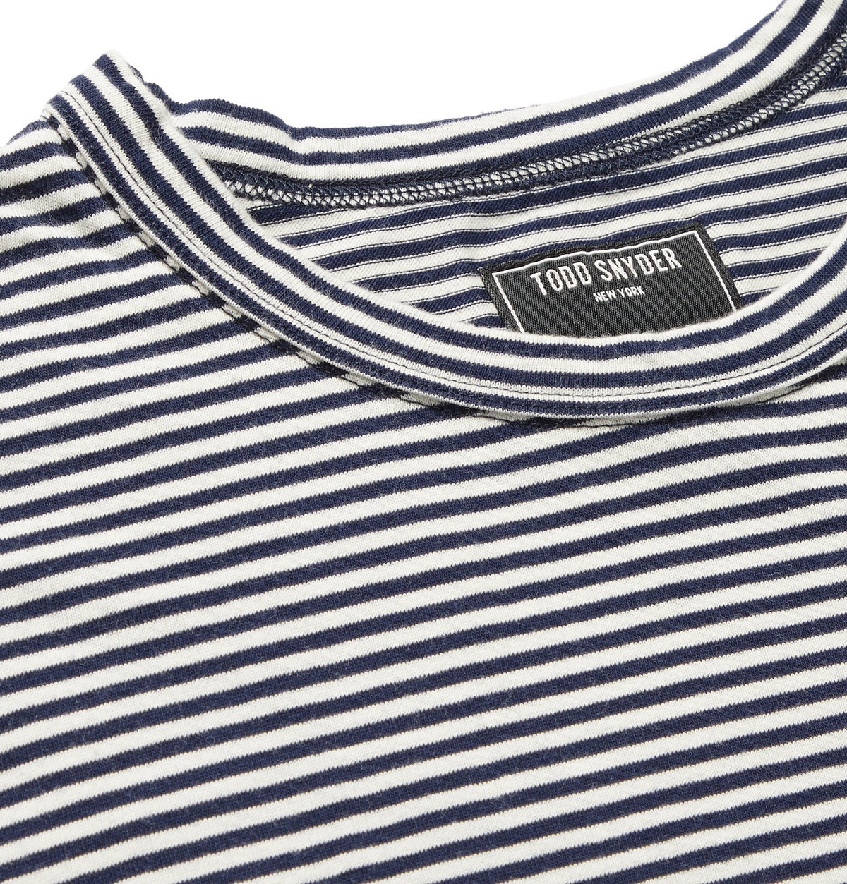 Todd Snyder - Striped Cotton-Jersey T-Shirt - Blue