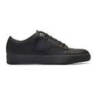 Lanvin Black Perforated Basket Sneakers