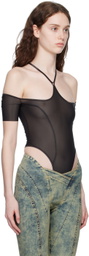 KNWLS Gray CHK Bodysuit