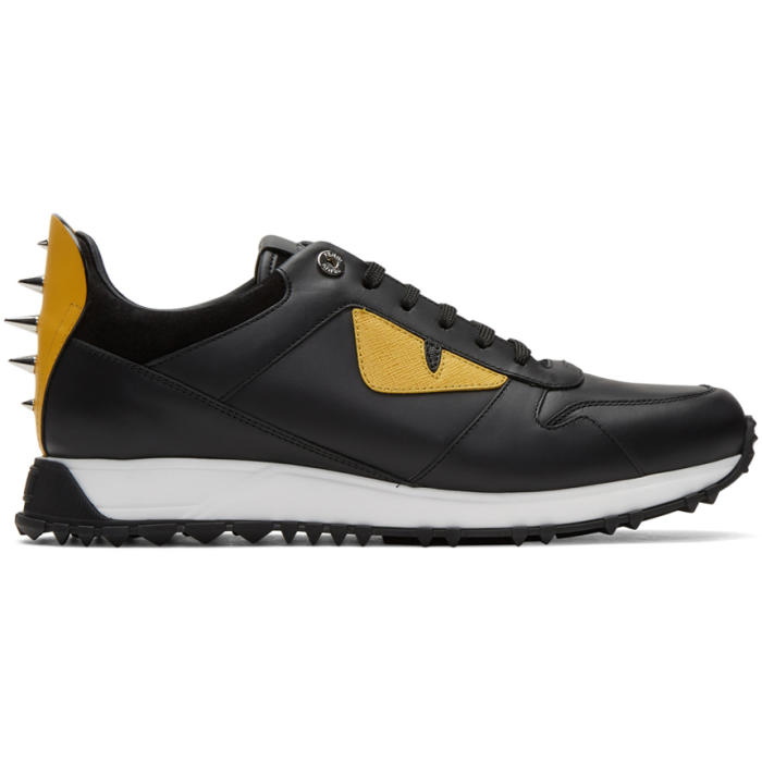 Photo: Fendi Black Bag Bug Sneakers