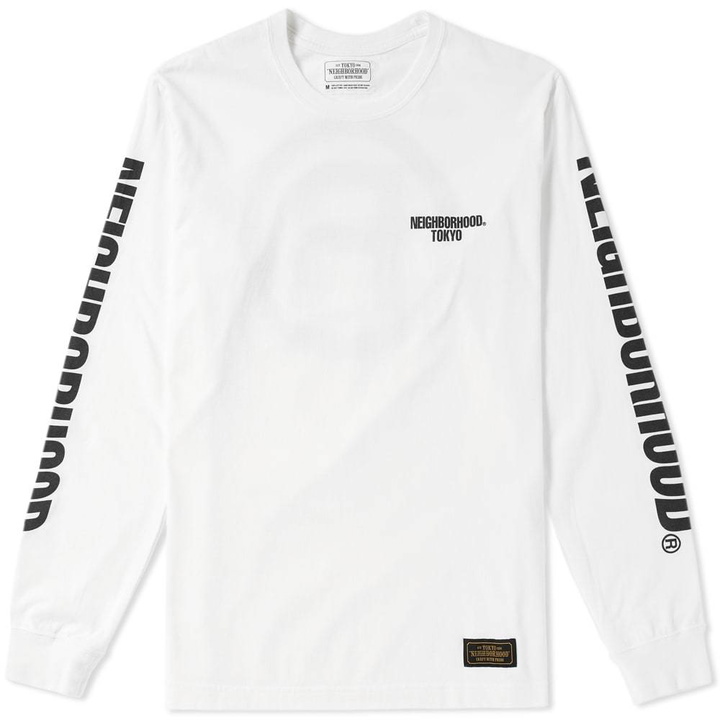 Photo: Neighborhood Long Sleeve C.I. Tee White