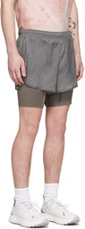 Satisfy Grey Nylon Shorts