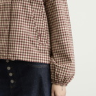Barbour Women's Audrey Showerproof Jacket in Cranberry/Brown Gingham