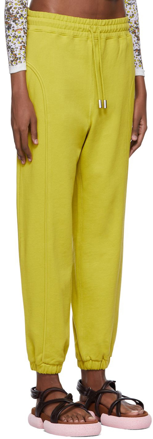 Eckhaus Latta Yellow Cotton Lounge Pants