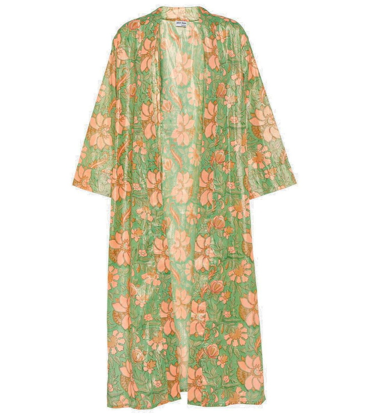 Photo: Juliet Dunn Floral cotton lamé kimono