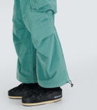 Alanui Velvet corduroy cargo pants