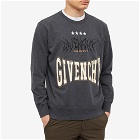 Givenchy Men's Multi Logo Crew Sweat in Charcoal