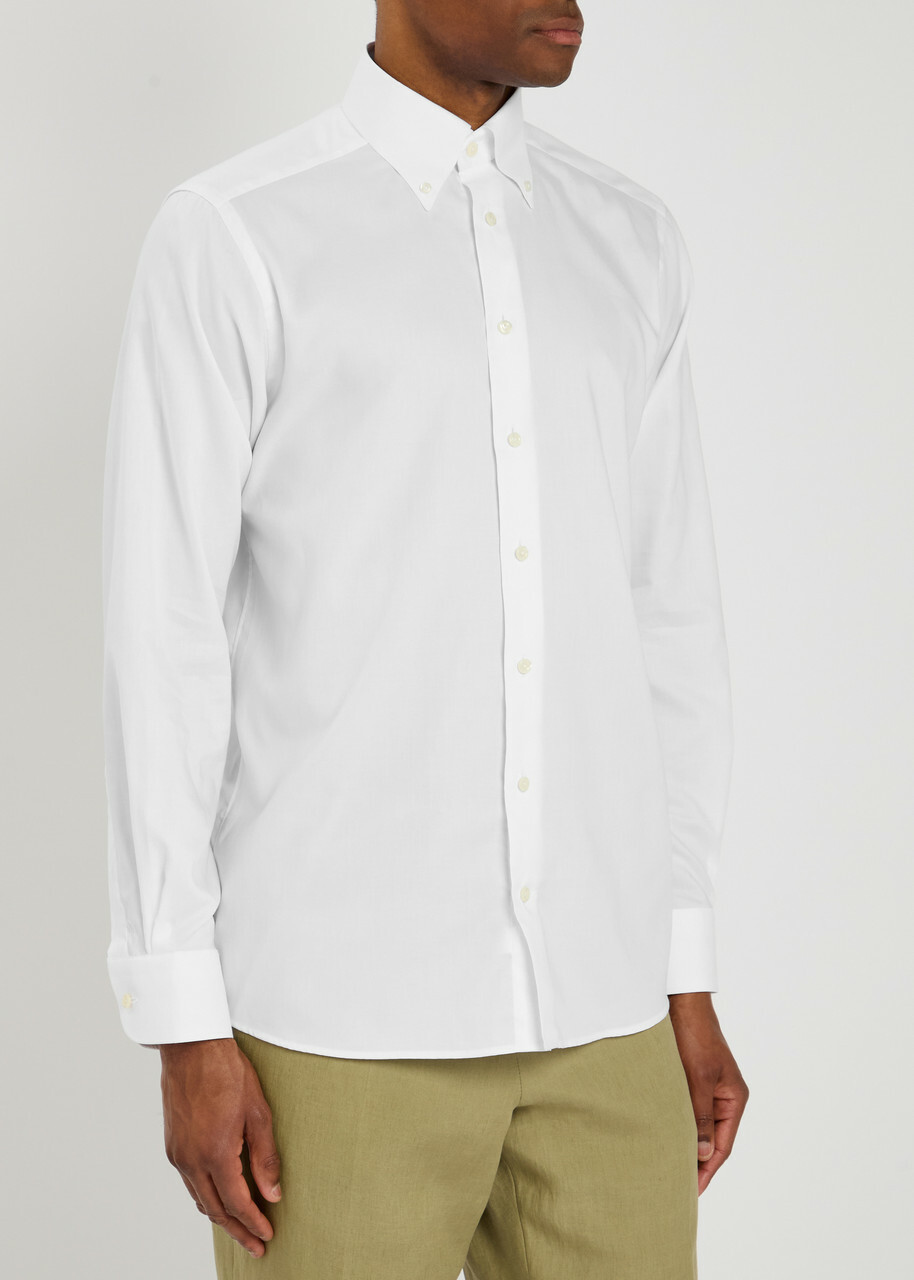 Eton Oxford Cotton Shirt White