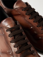 OFFICINE CREATIVE - Race Lux 1 Glossed Leather Sneakers - Brown