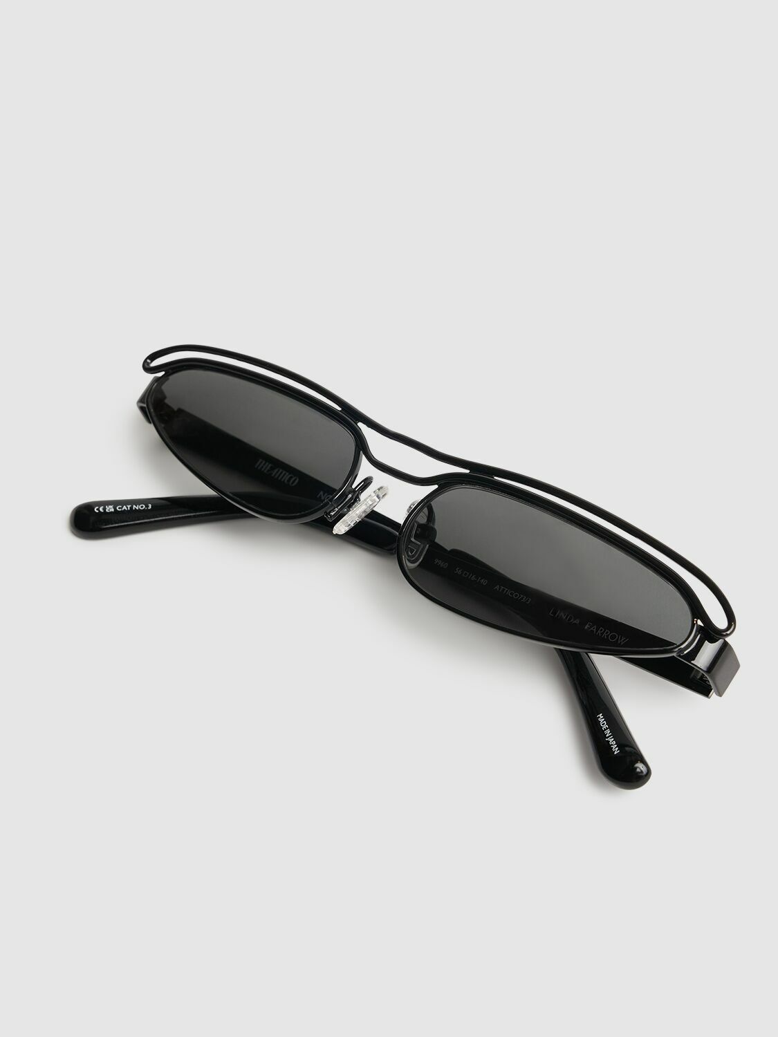 THE ATTICO Slim Metal Sunglasses The Attico
