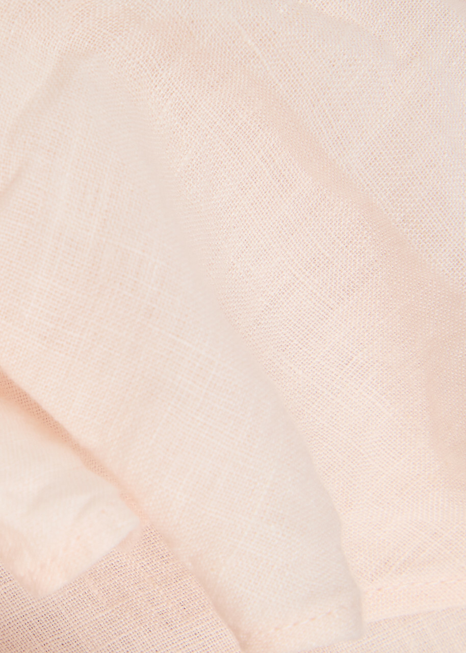 Skall Studio Benedicte Ruffled Linen top Light Pink