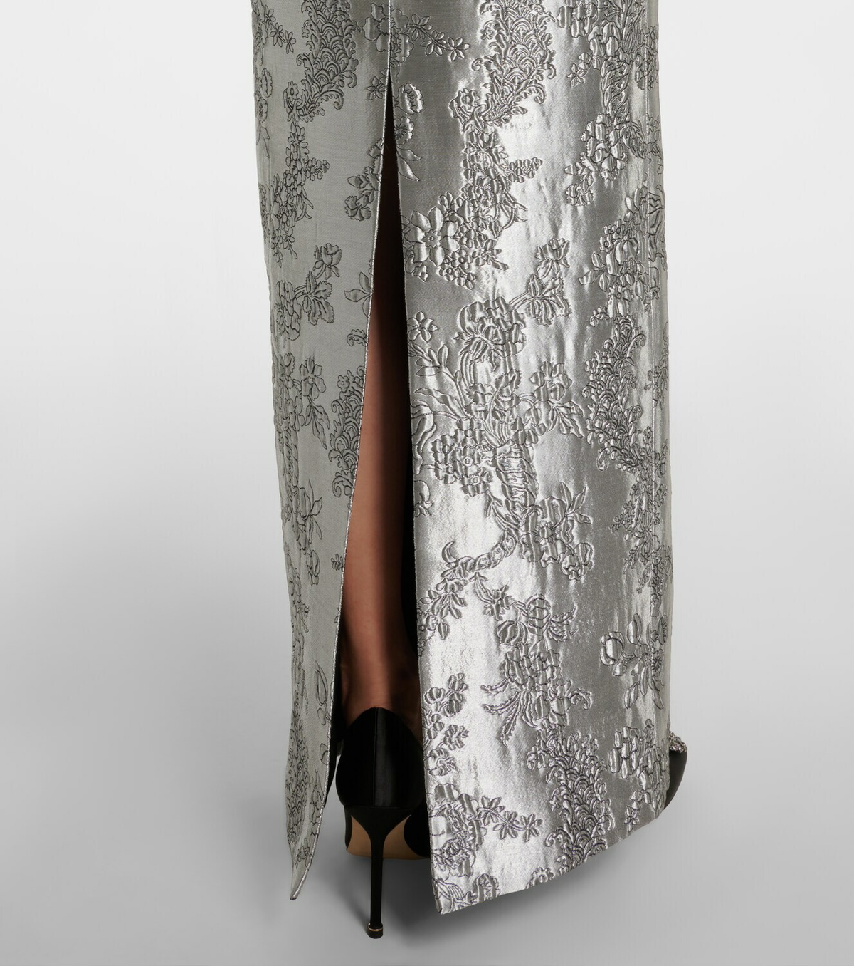Emilia Wickstead Regina floral cloqué gown