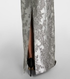 Emilia Wickstead Regina floral cloqué gown