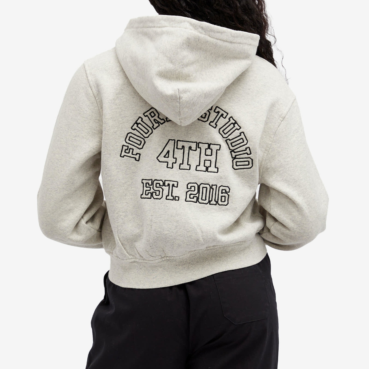 4th & Reckless Women's Exclusive Carey Zip Sweatshirt in Grey