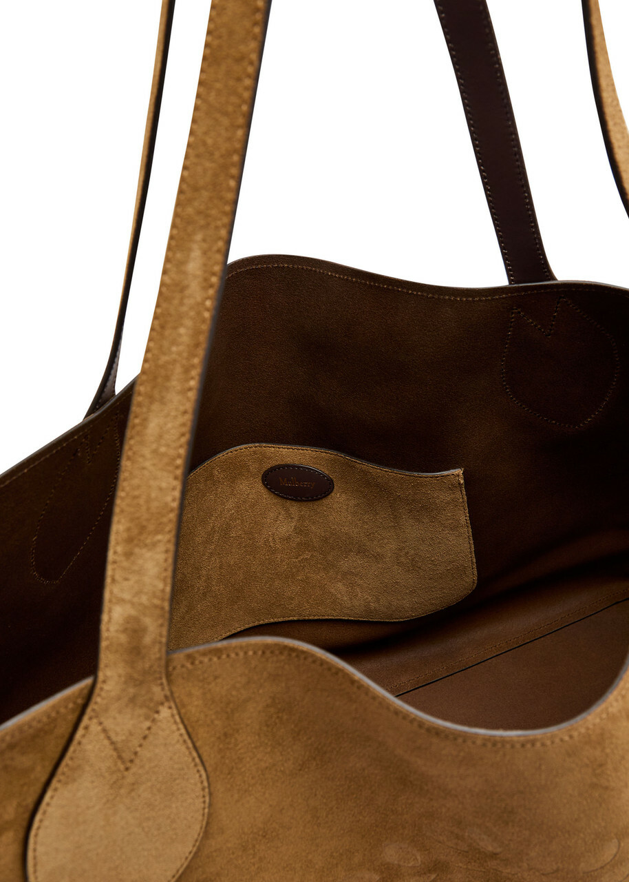 Mulberry Oversized Suede Tote bag - Sand - One Size