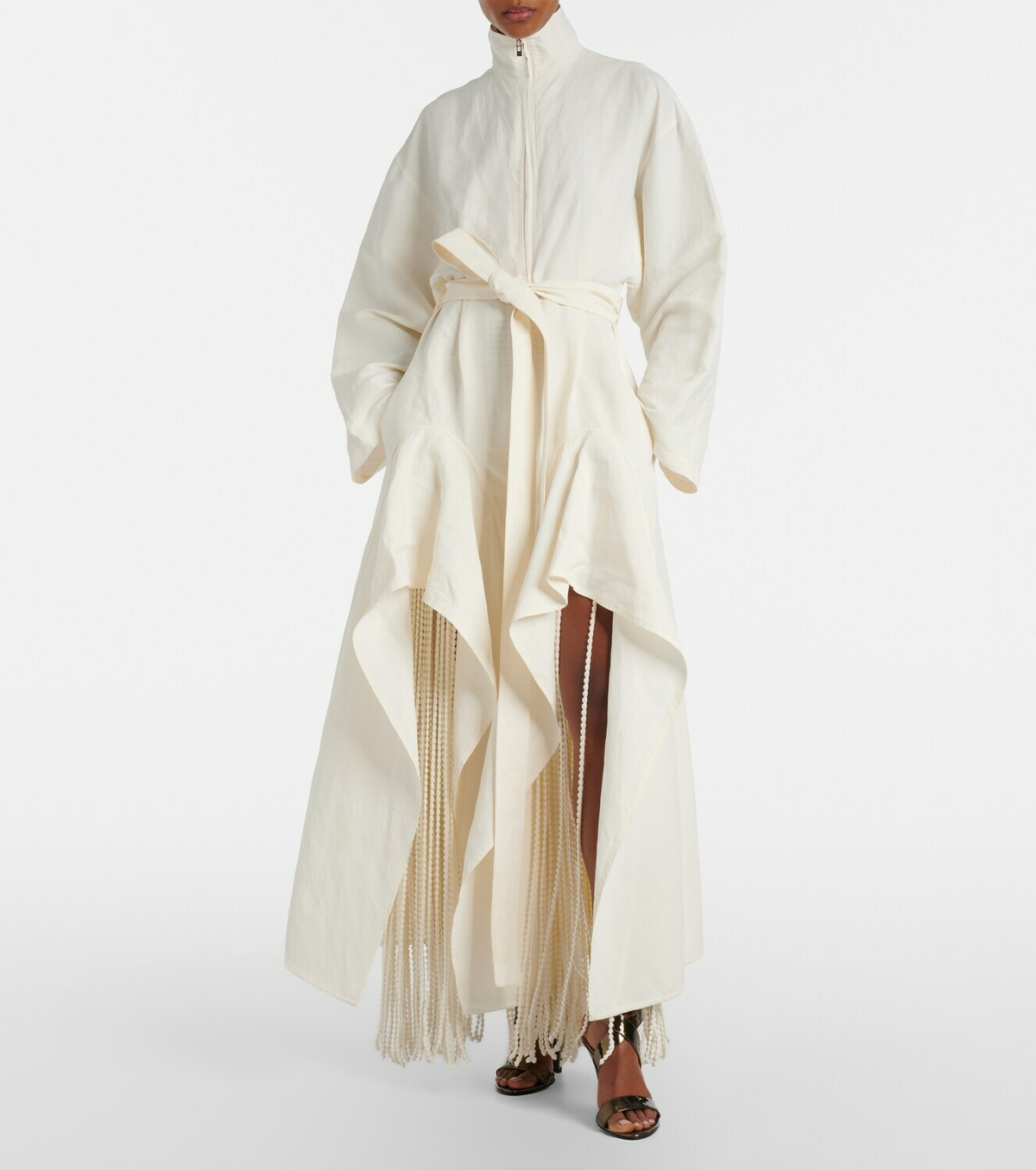 Alaïa Trompe l’œil wide-leg pants