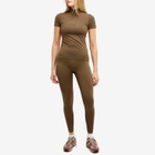 Pangaia Women's Motion Low Impact Leggings in Soil Brown