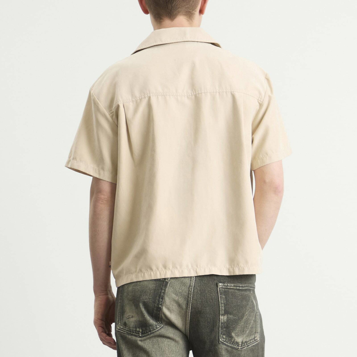 Honor the Gift Men's Brushed Camp Shirt in Sand