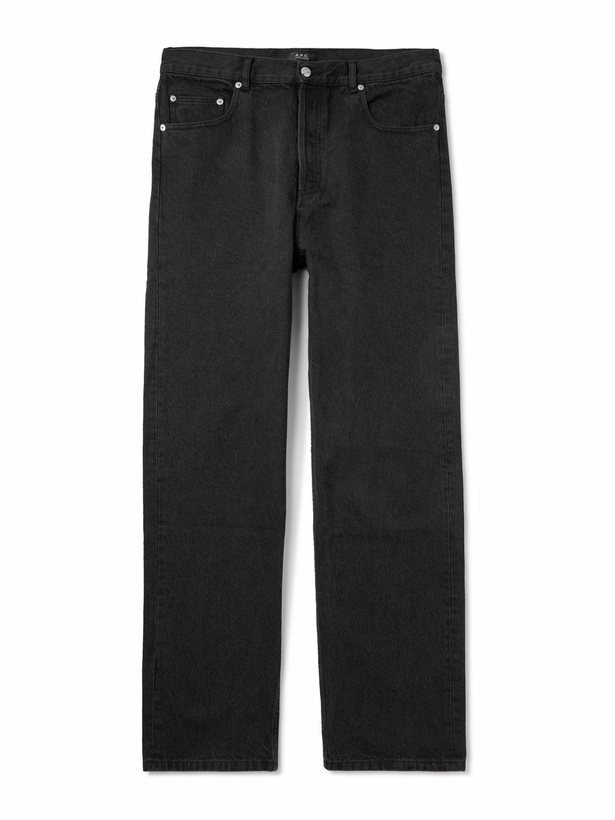 Photo: A.P.C. - Fairfax Wide-Leg Jeans - Black