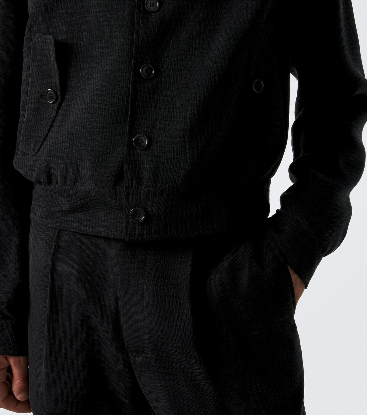 Giorgio Armani Jacquard blouson jacket
