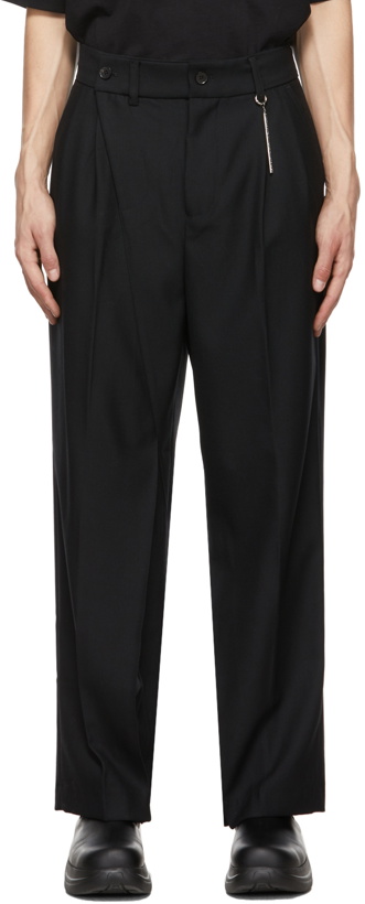 Photo: Feng Chen Wang Black Pleated Trousers