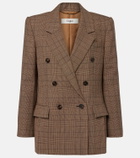 Chloé Checked wool blazer