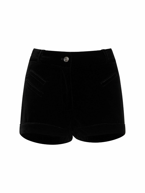 Photo: ETRO - Velvet Mini Shorts