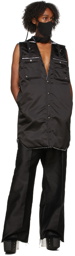 Rick Owens Black Outershirt Liner Vest