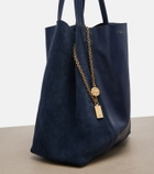 Chloé Chloé Spin leather and suede tote bag