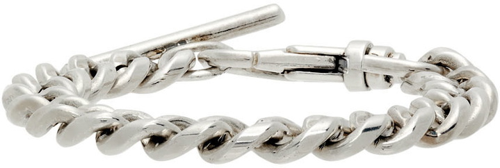 Photo: Martine Ali Silver Sandy Curb Bracelet