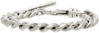 Martine Ali Silver Sandy Curb Bracelet