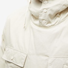 Engineered Garments Men's Cagoule Overshirt in Beige Superfine Poplin