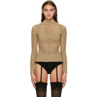ISA BOULDER Brown Knit Honeymoon Sweater