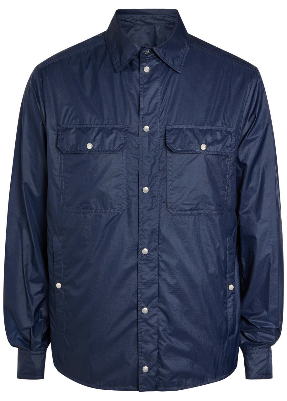 Moncler Nylon Overshirt Navy
