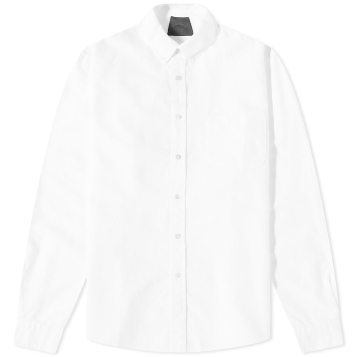 Photo: Portuguese Flannel Men's Belavista Button Down Oxford Shirt in White