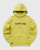 Helmut Lang Core Hoodie 2 Yellow - Mens - Hoodies