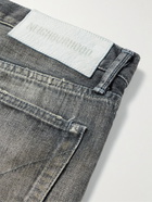 Neighborhood - Savage Deep-Basic Straight-Leg Distressed Selvedge Jeans - Gray