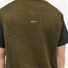 WTAPS Men's 01 Knitted Vest in Olive Drab