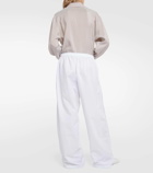 The Row Hubert cotton wide-leg pants