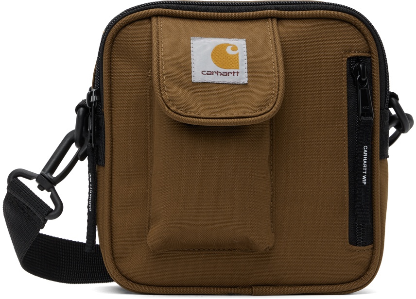 Brown Essentials small recycled-fibre cross-body bag, Carhartt WIP